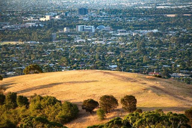 Adelaide's coastline and city skyline