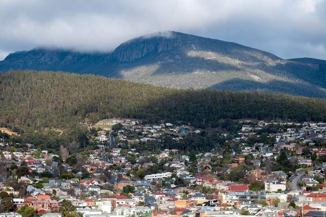 Alpine terrain above Hobart, Tasmania